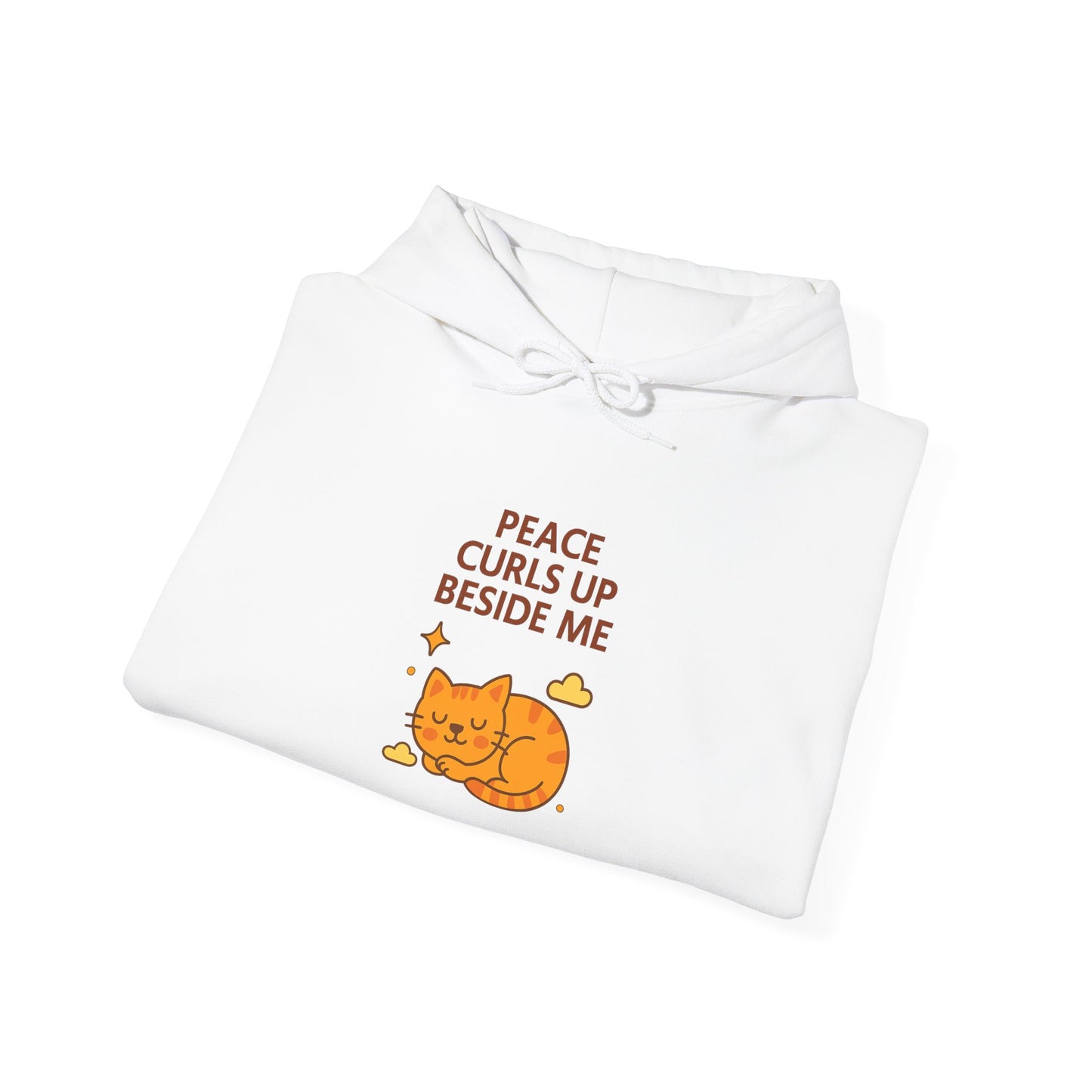 Peace Curls up Beside Me Hoodie