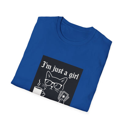 I’m Just a Girl Dashboa Manifesting and Spiraling T-Shirt